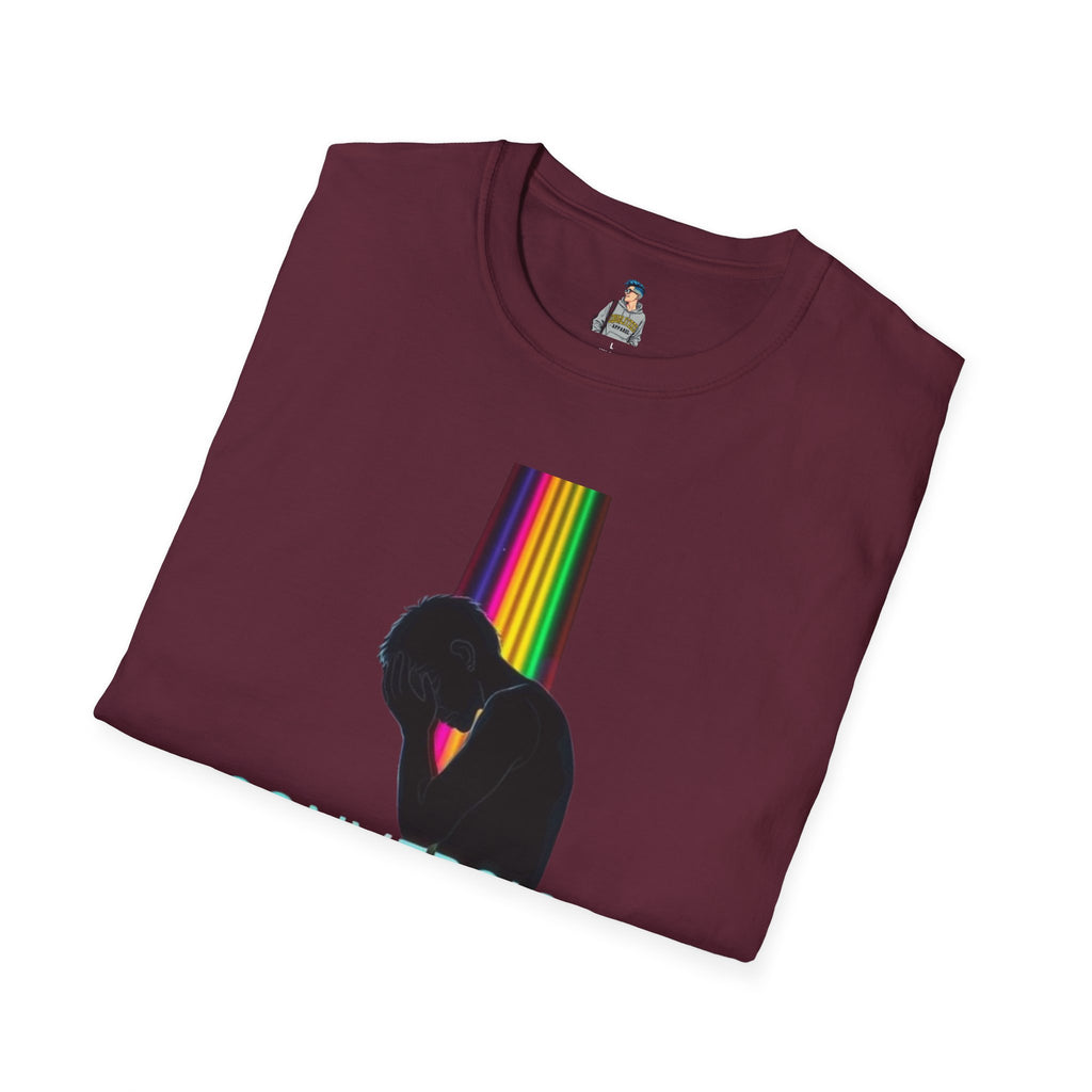 Unisex Softstyle T-Shirt - LGBTQ+ Empowerment T-Shirt: Conversion Therapy is Torture & We All Belong