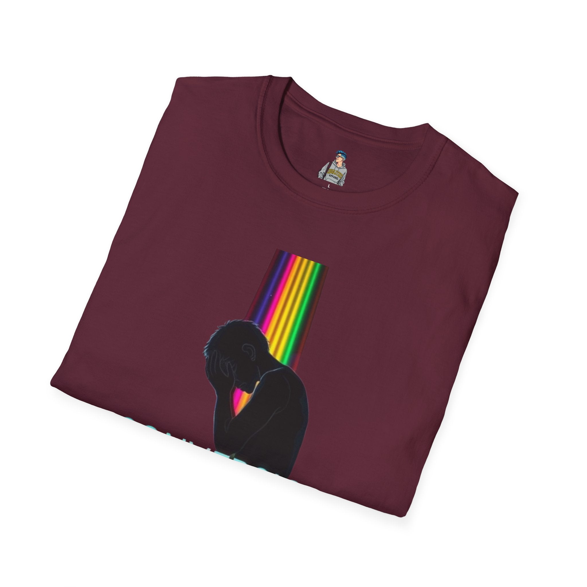 Unisex Softstyle T-Shirt - LGBTQ+ Empowerment T-Shirt: Conversion Therapy is Torture & We All Belong