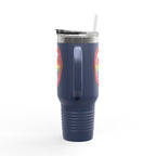 Rainbow Tongue Insulated Travel Mug - 40oz, Perfect for Pride Celebrations