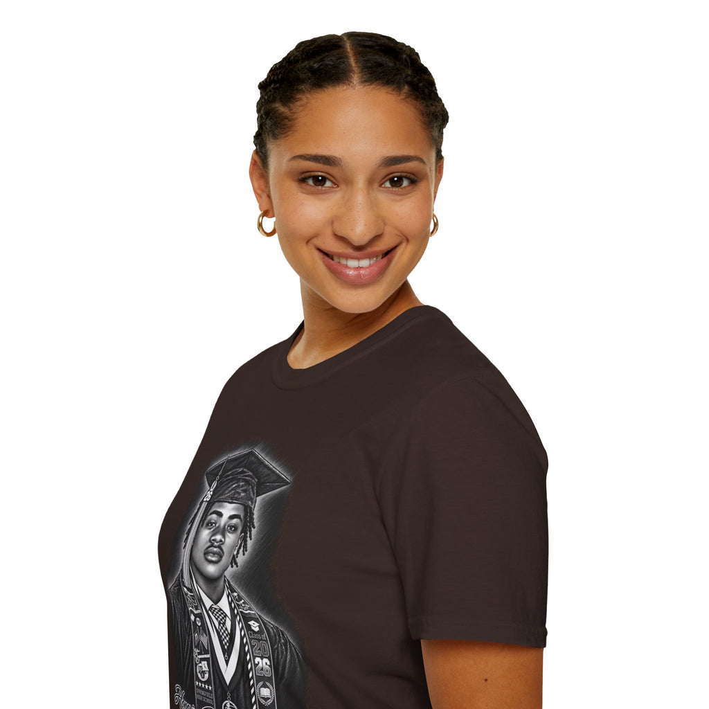 Portrait Front and Back - In Memory of Pierre Damas Bel T-Shirt