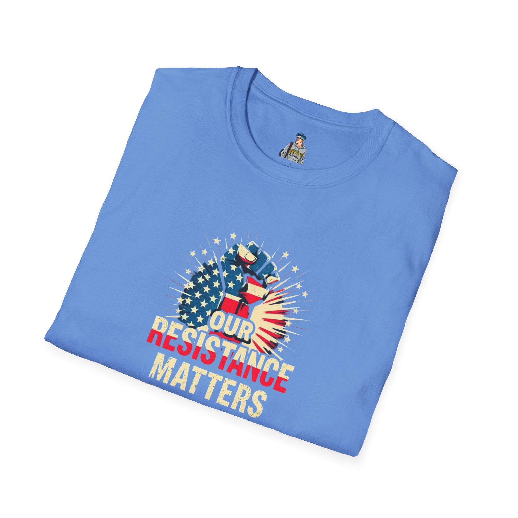 Patriotic Activism T-Shirt - Our Resistance Matters & Save Democracy Designs