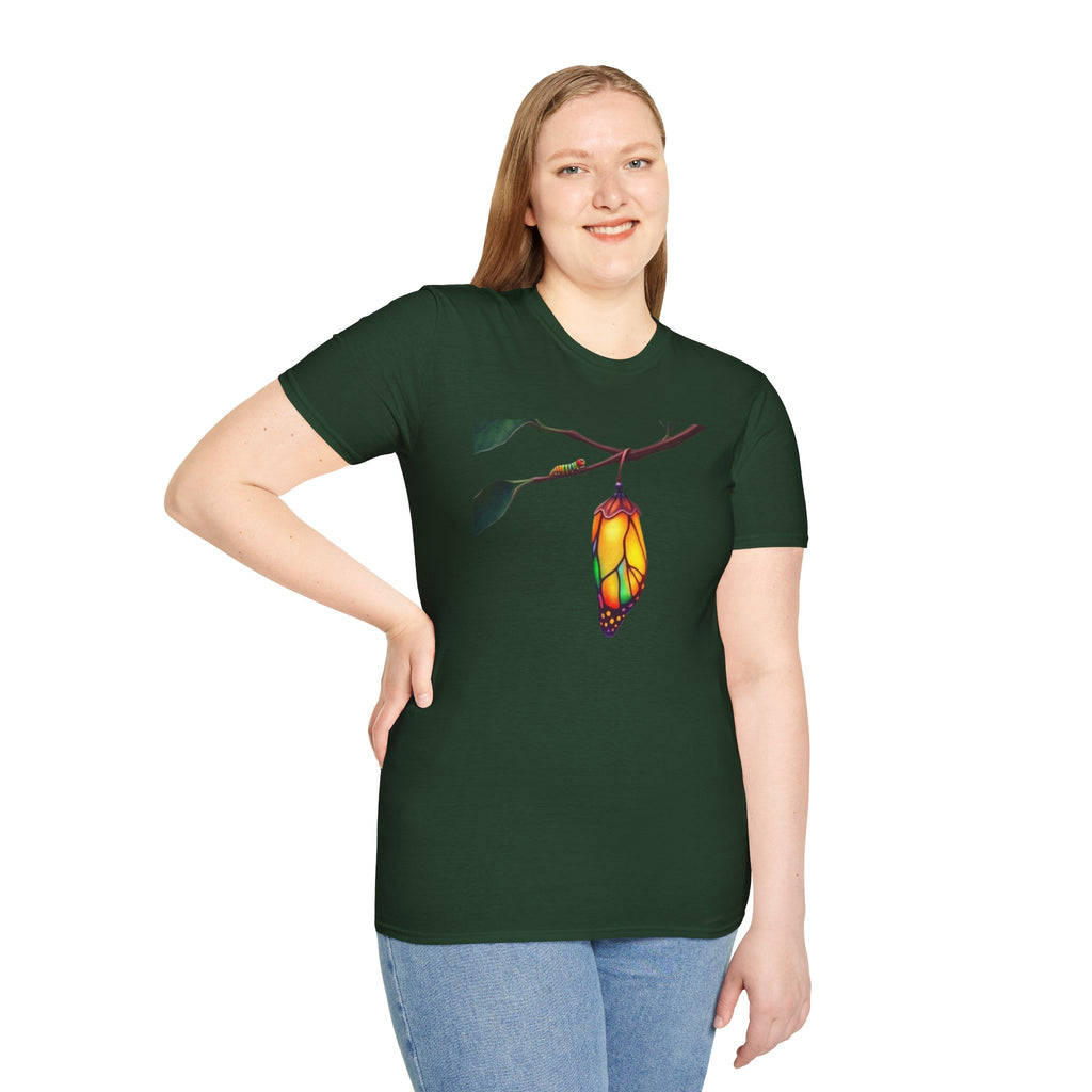 Rainbow Butterfly Cocoon Pride T-Shirt