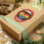 Colorful Rainbow Heart Tongue-Cut Stickers - Fun and Vibrant LGBTQ+ Pride Decals