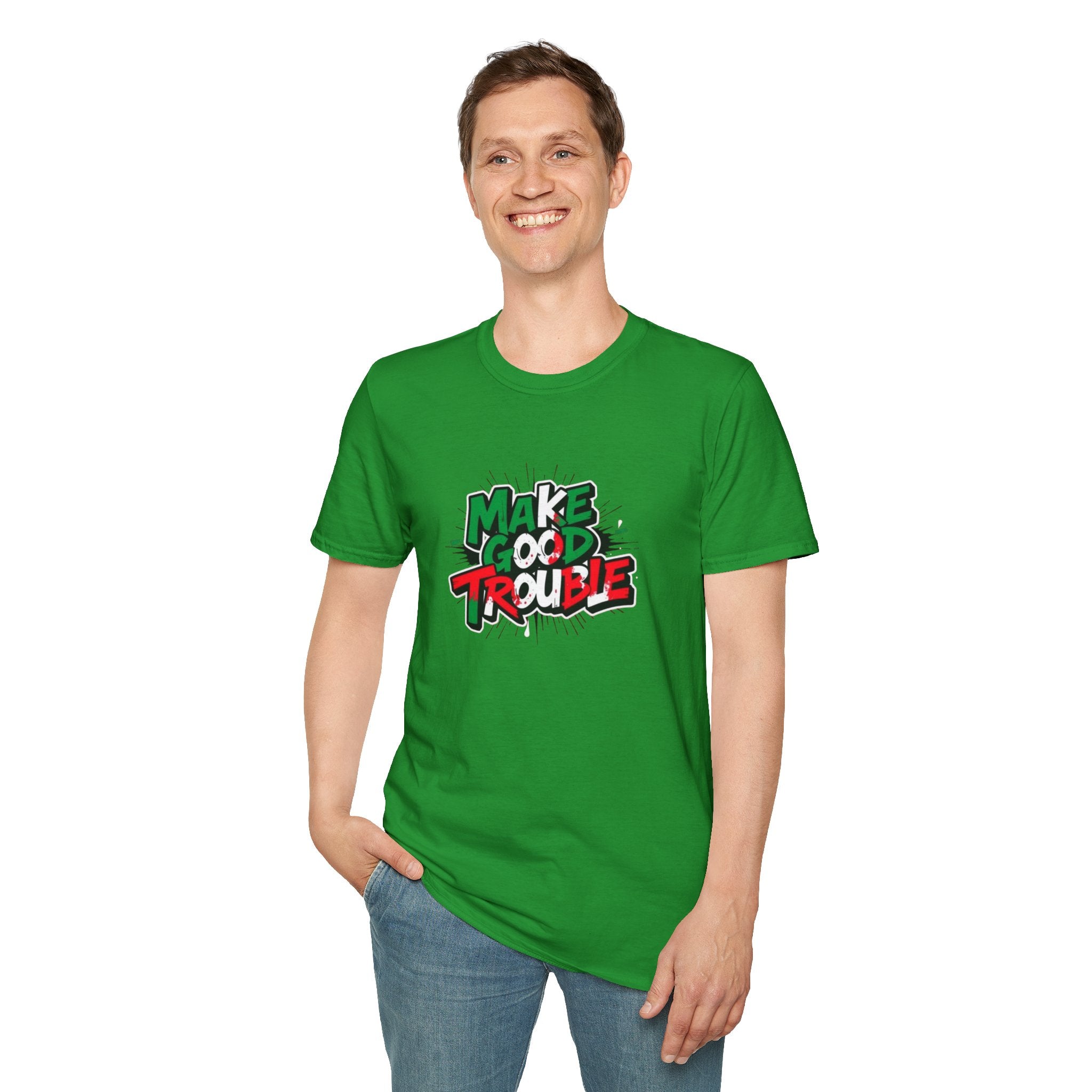 Make Good Trouble T-shirt  Fun Graphic Tee for Activists & Trendsetters