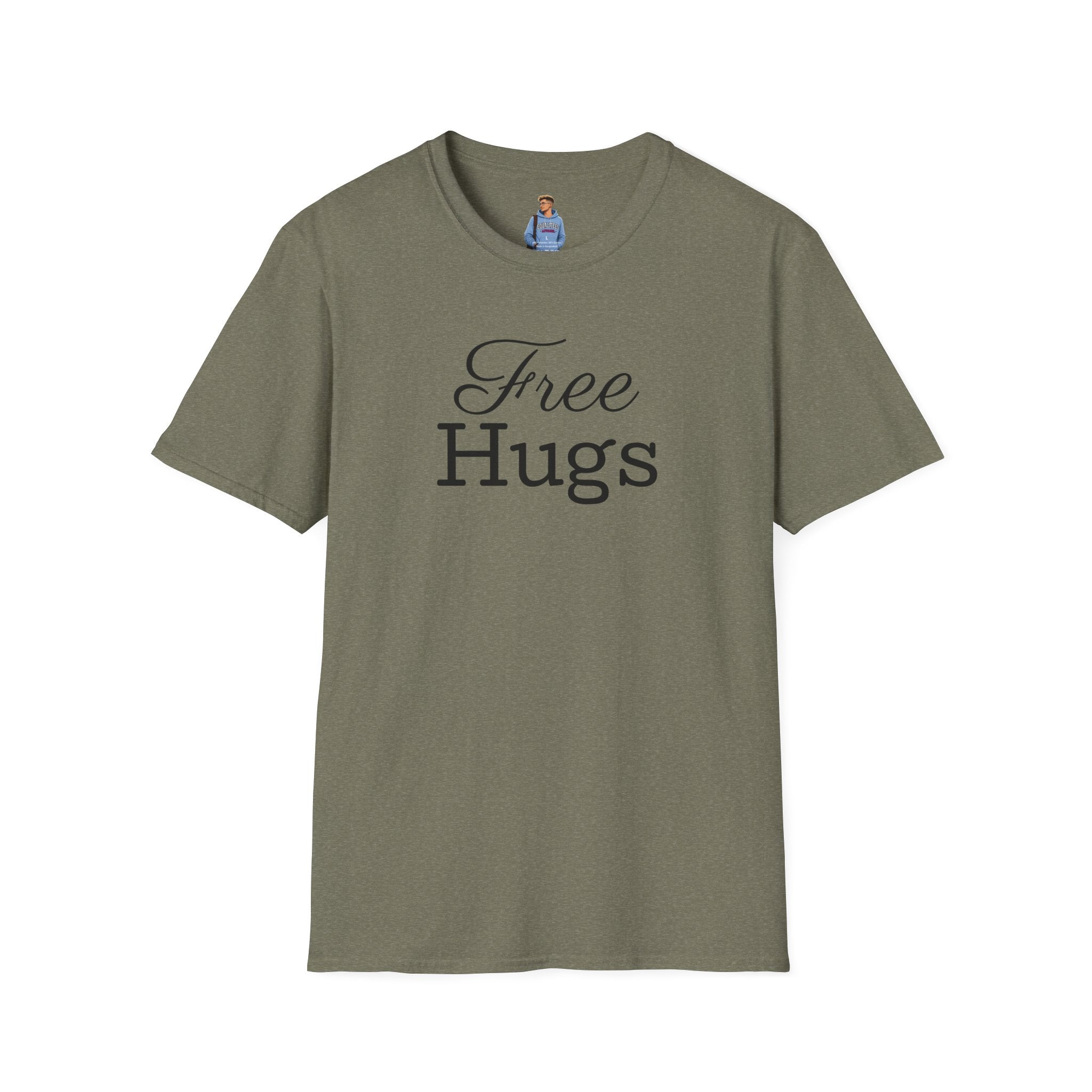 Emotional Support Human Unisex Softstyle T-Shirt