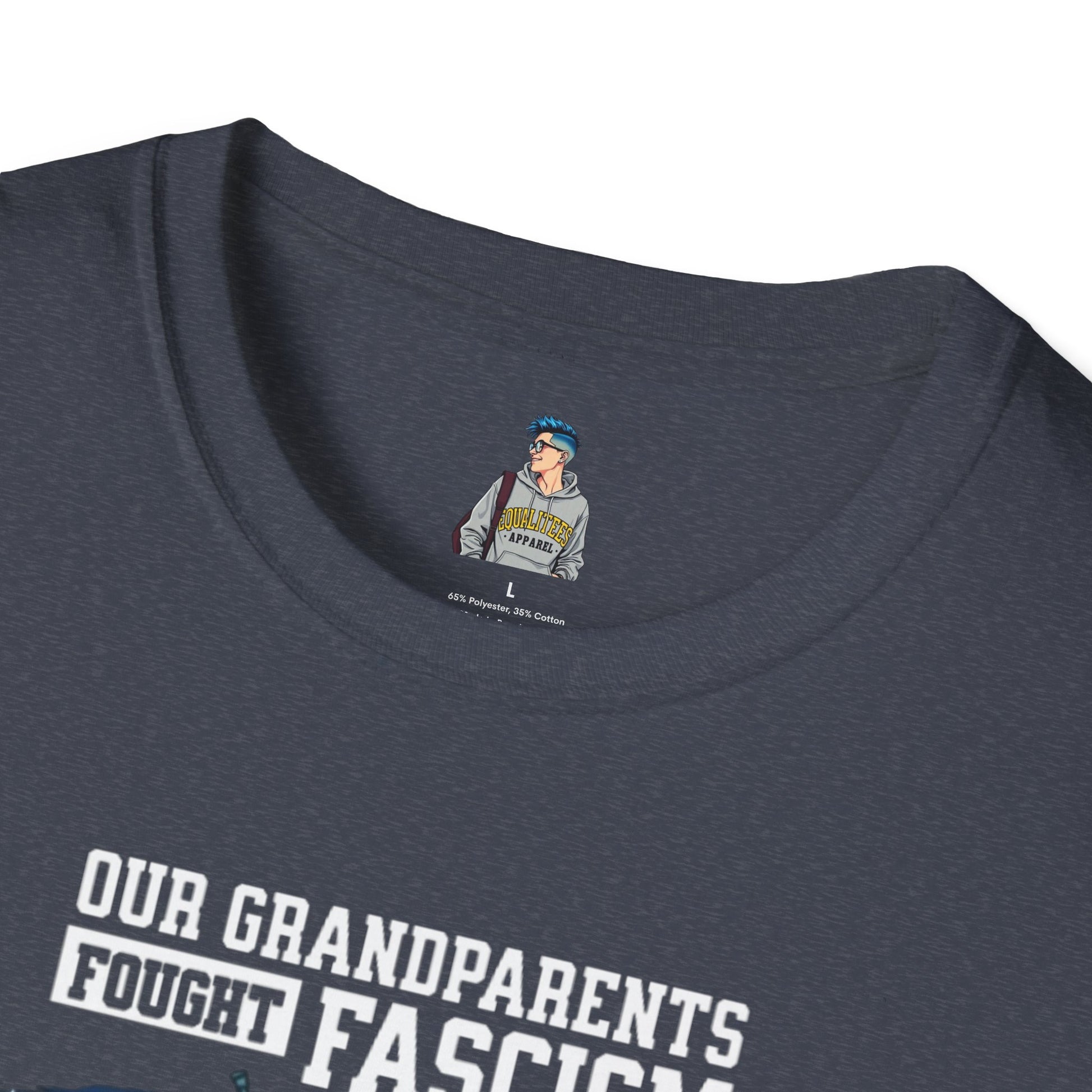 Patriotic Anti-Fascism T-Shirt - Voting for a Traitor Makes You One - Unisex Softstyle T-shirt
