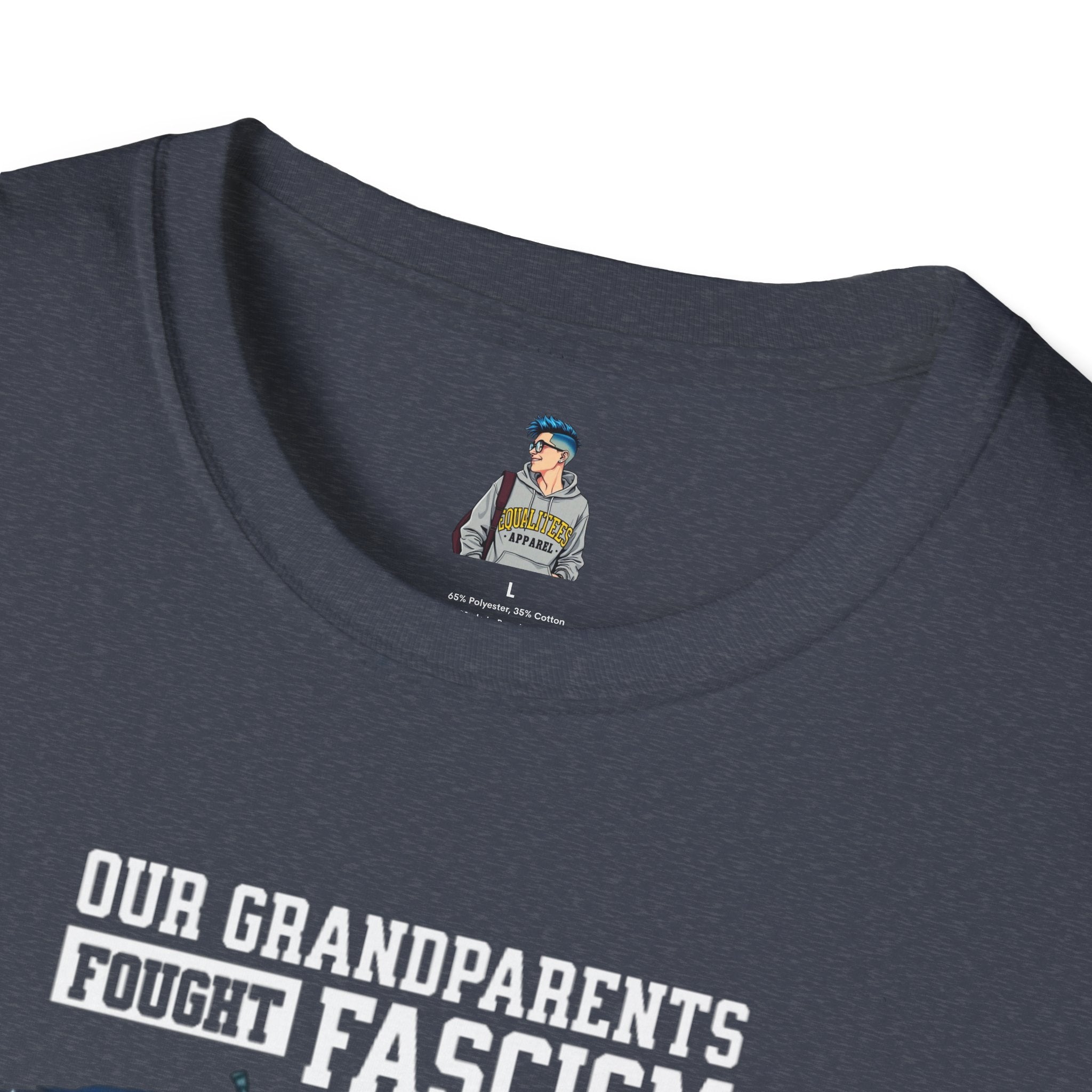 Patriotic Anti-Fascism T-Shirt - Voting for a Traitor Makes You One - Unisex Softstyle T-shirt