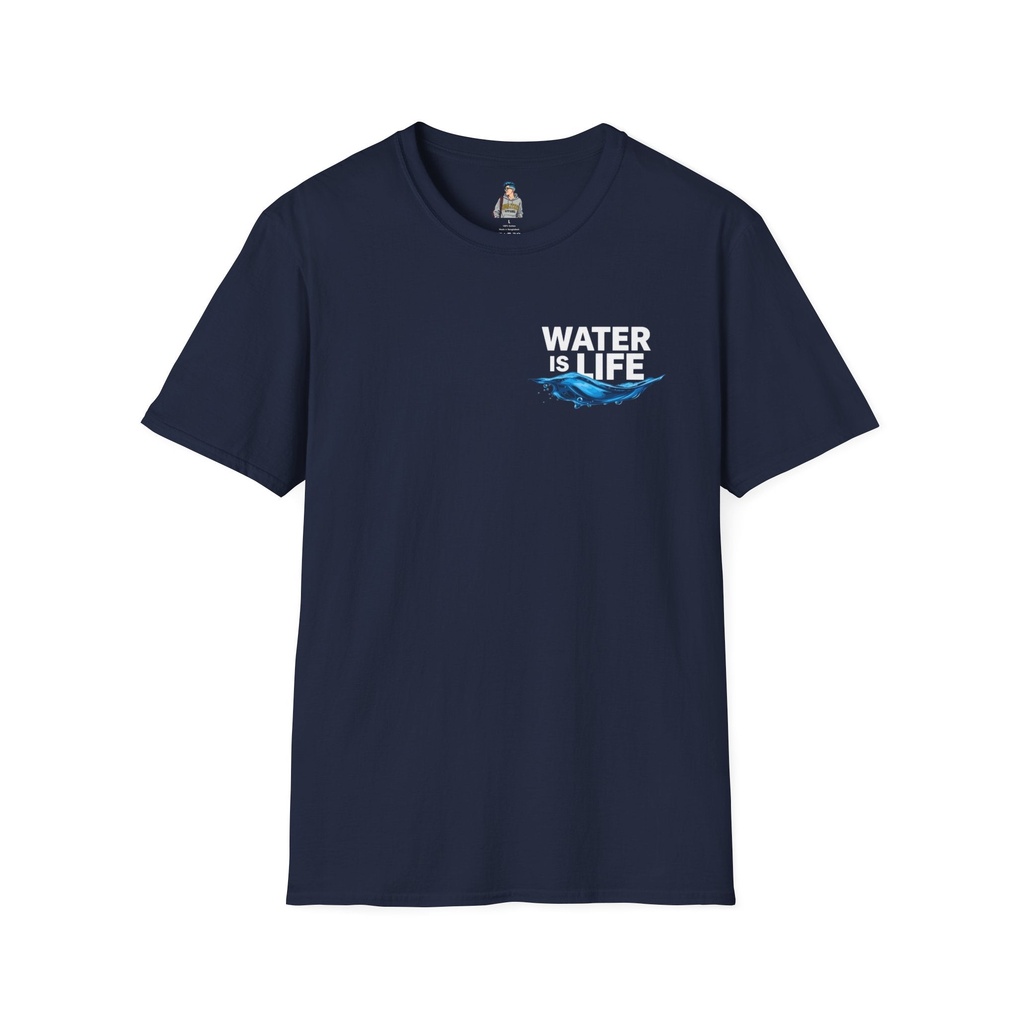 Water is Life Unisex T-Shirt | Eco-Friendly Tee for Environmentalists, Beach Lovers, Awareness Campaigns, Gifting