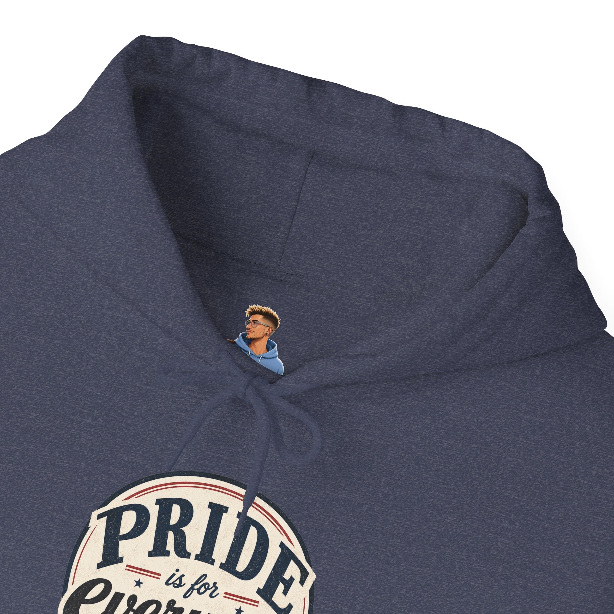 Pride Is For Everyone Pullover Hoodie — Vintage Graphic Inclusivity Sweatshirt