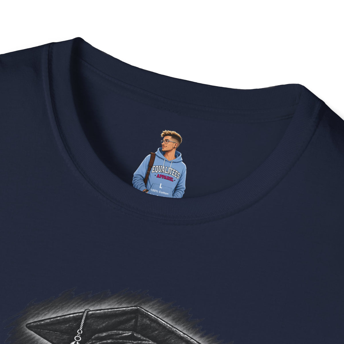 Graduation Portrait Front - In Memory of Pierre Damas Bel T-Shirt