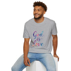God Is Love T-Shirt — Colorful Tee