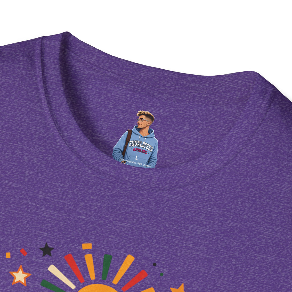 Juneteenth T-Shirt - "Happy Juneteenth" Retro Celebration Tee