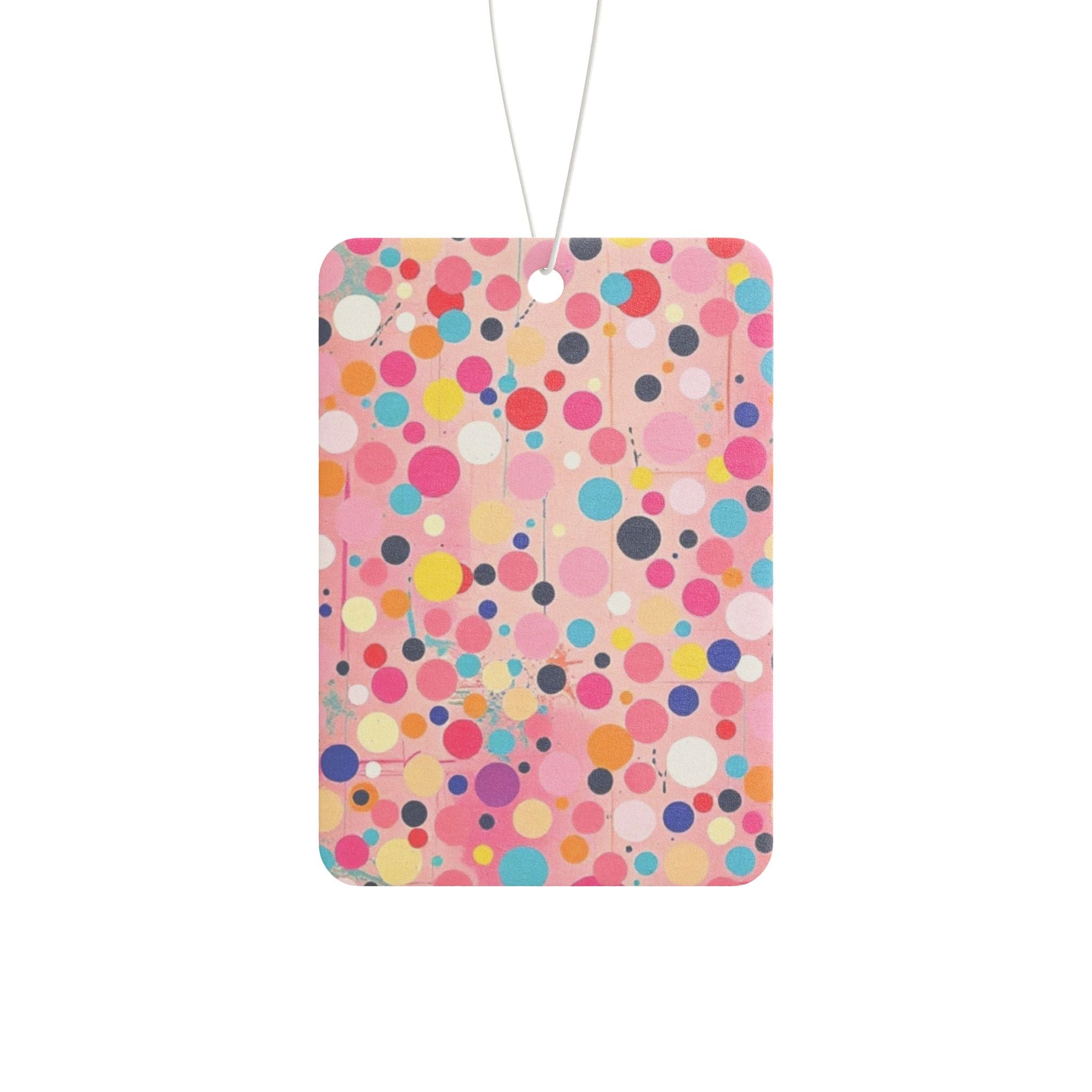 Dots and Splatters Car Air Freshener