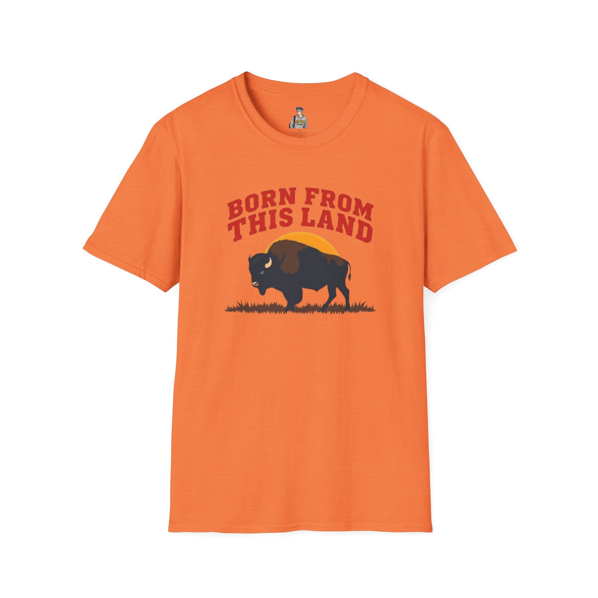 Born From this Land Native and Proud T-Shirt