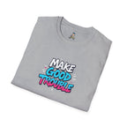 Make Good Trouble Trans Colors Graphic Unisex T-Shirt - Bold Statement Tee for Activists & Dreamers