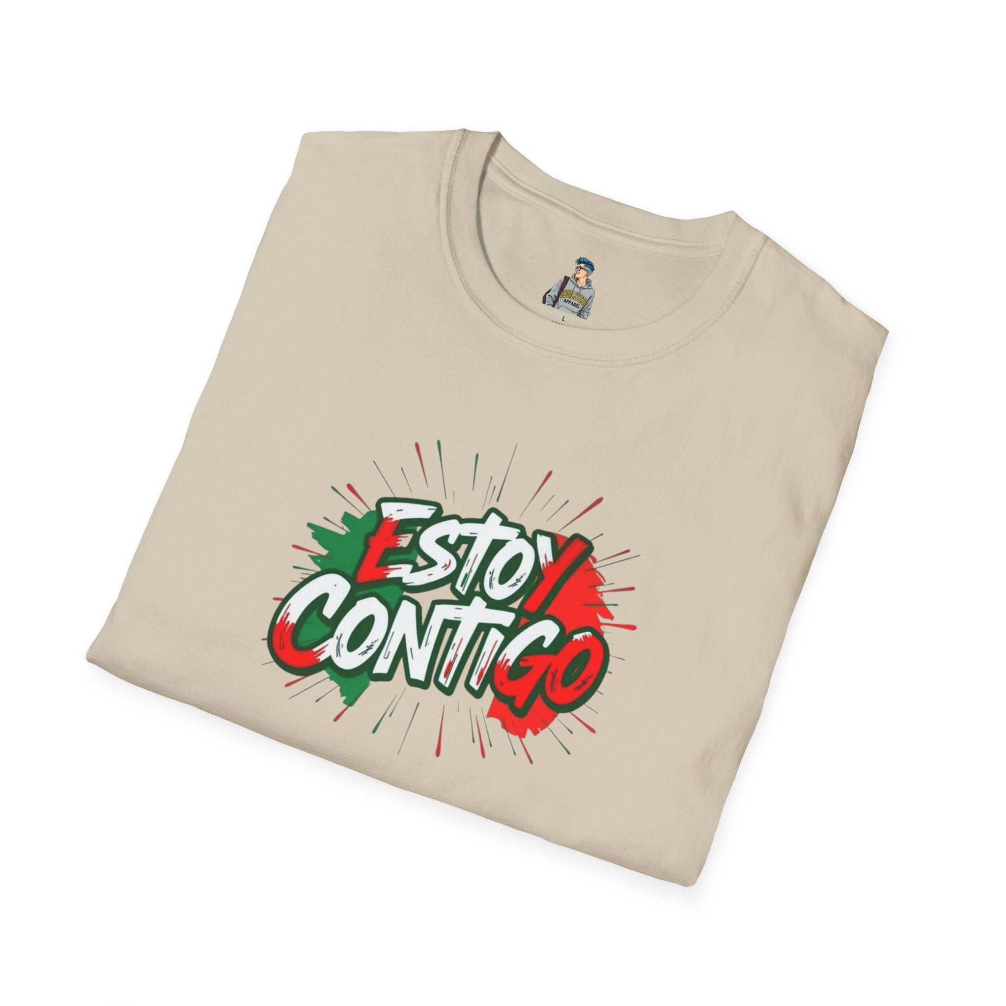 Estoy Contigo (I Am With You) Immigrants Make America Great Unisex Softstyle T-Shirt Classic Protest Tee