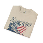 Democracy First T-Shirt | Unisex Softstyle Tee for Equality & Justice