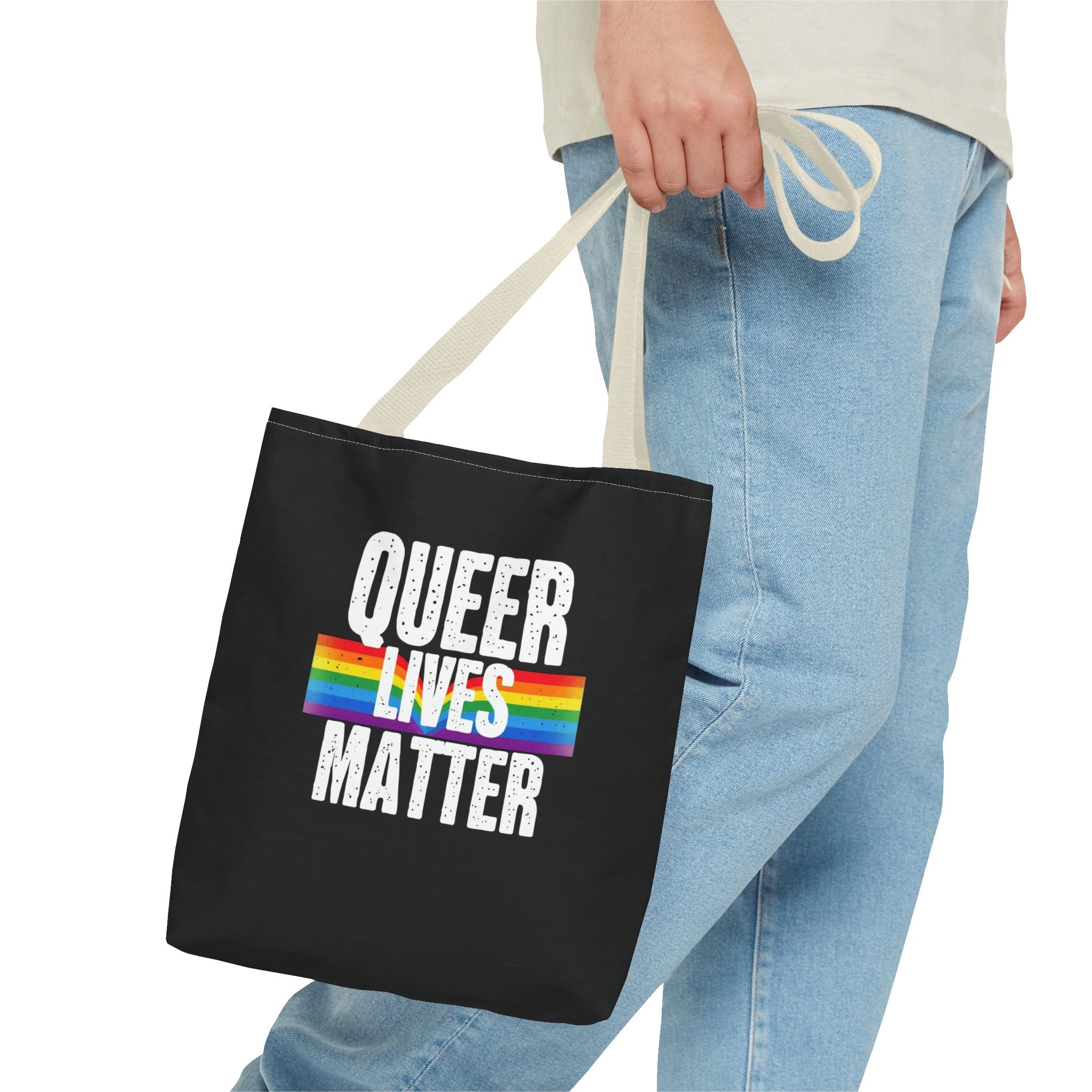 Queer Lives Matter Tote Bag
