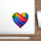 Die-Cut Stickers - Rainbow Heart
