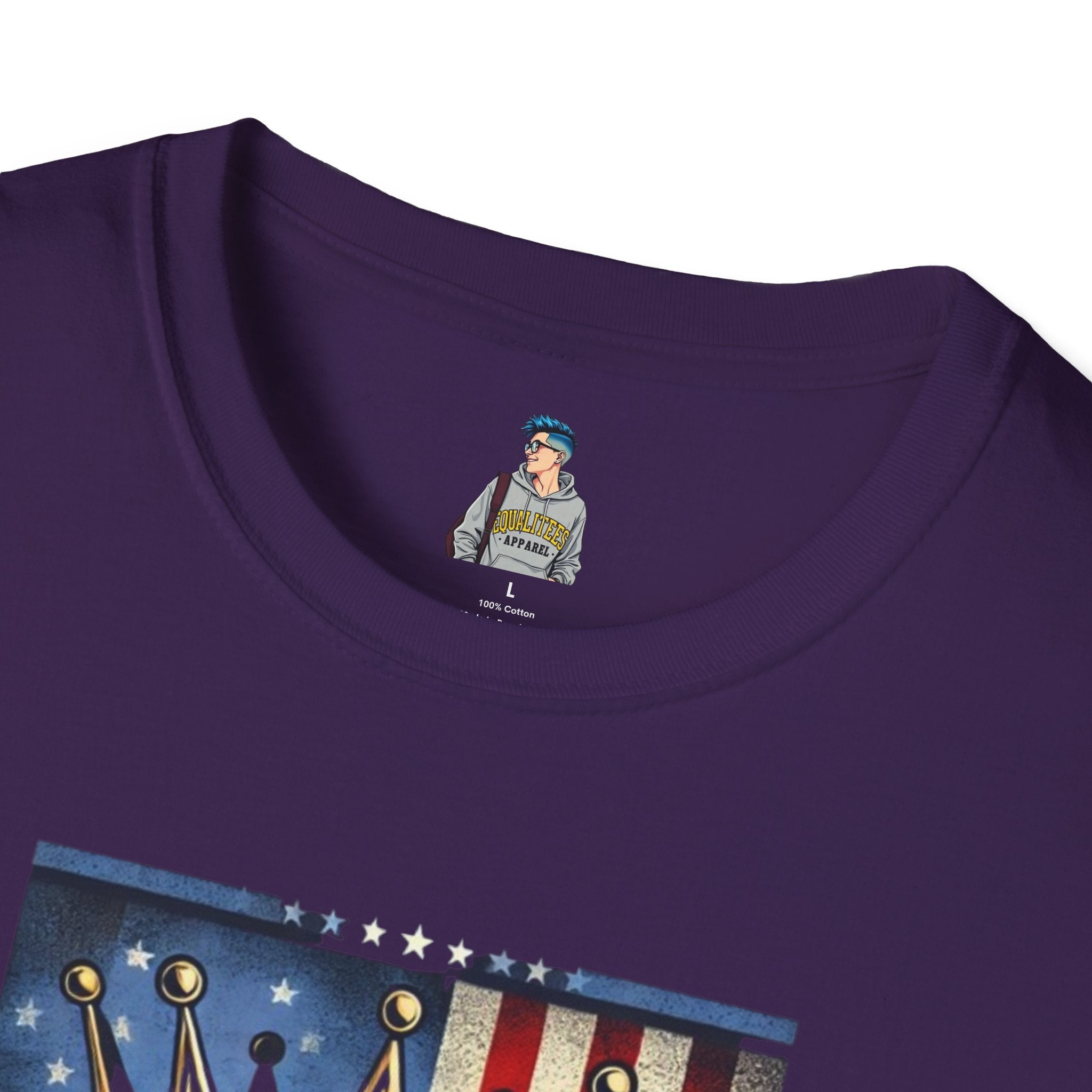 No Kings in America-Democracy Matters  Unisex Softstyle T-Shirt