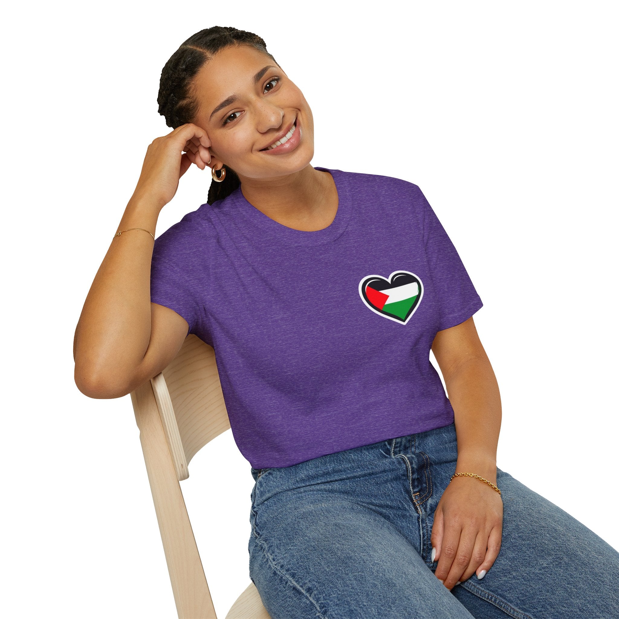Unisex Softstyle T-Shirt: Stand with Gaza & We Are All Palestine Graphic Tee