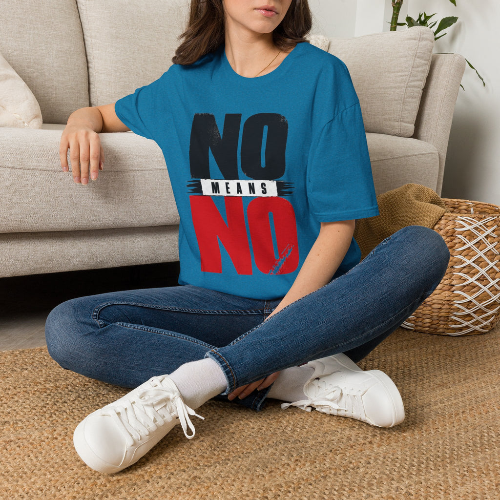NO Means NO T-Shirt — Consent Awareness Graphic Tee