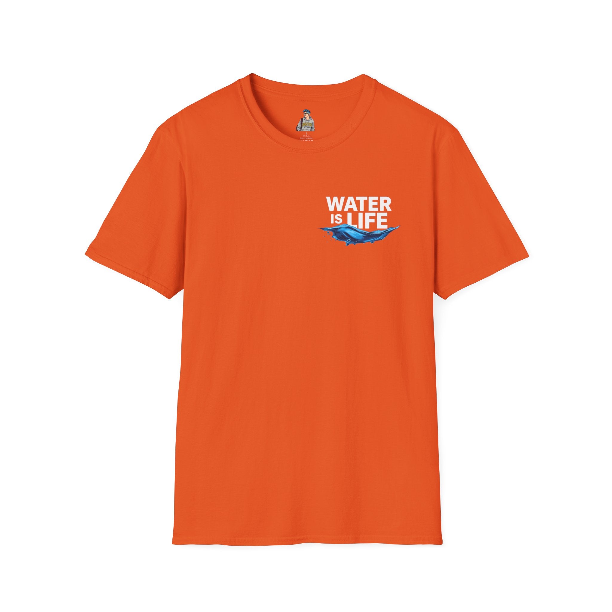 Water is Life Unisex T-Shirt | Eco-Friendly Tee for Environmentalists, Beach Lovers, Awareness Campaigns, Gifting