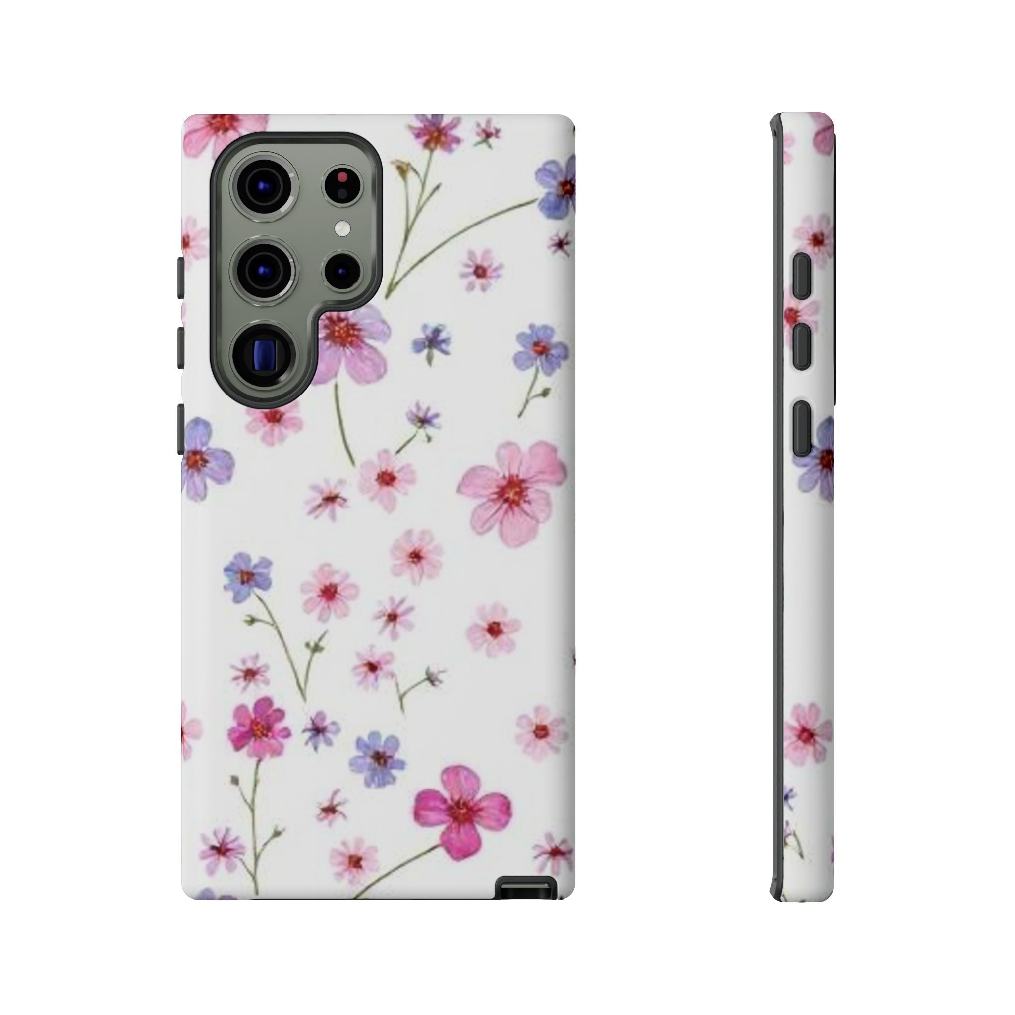 Pink Wildflower Tough Case for Android