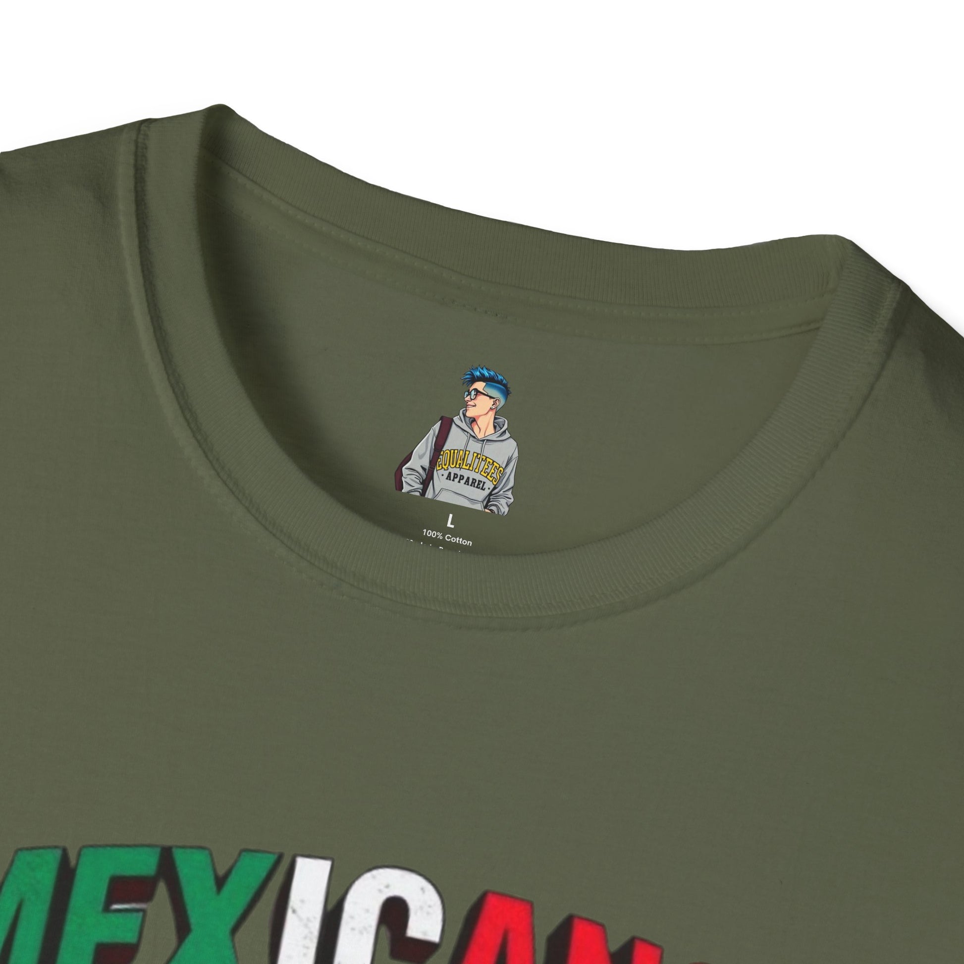 Unisex Softstyle T-Shirt - Mexicans Are Great Americans | Bilingual Pride Tee