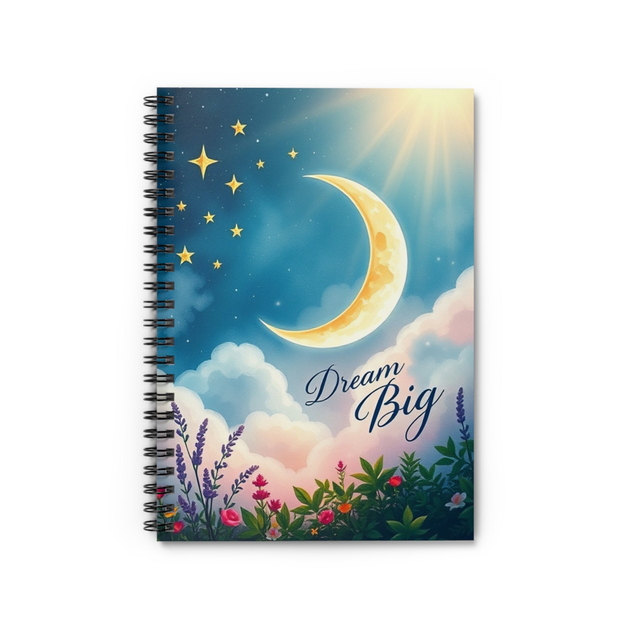 Dream Big Spiral Notebook - Inspirational Design for Goal-Setting and Journaling