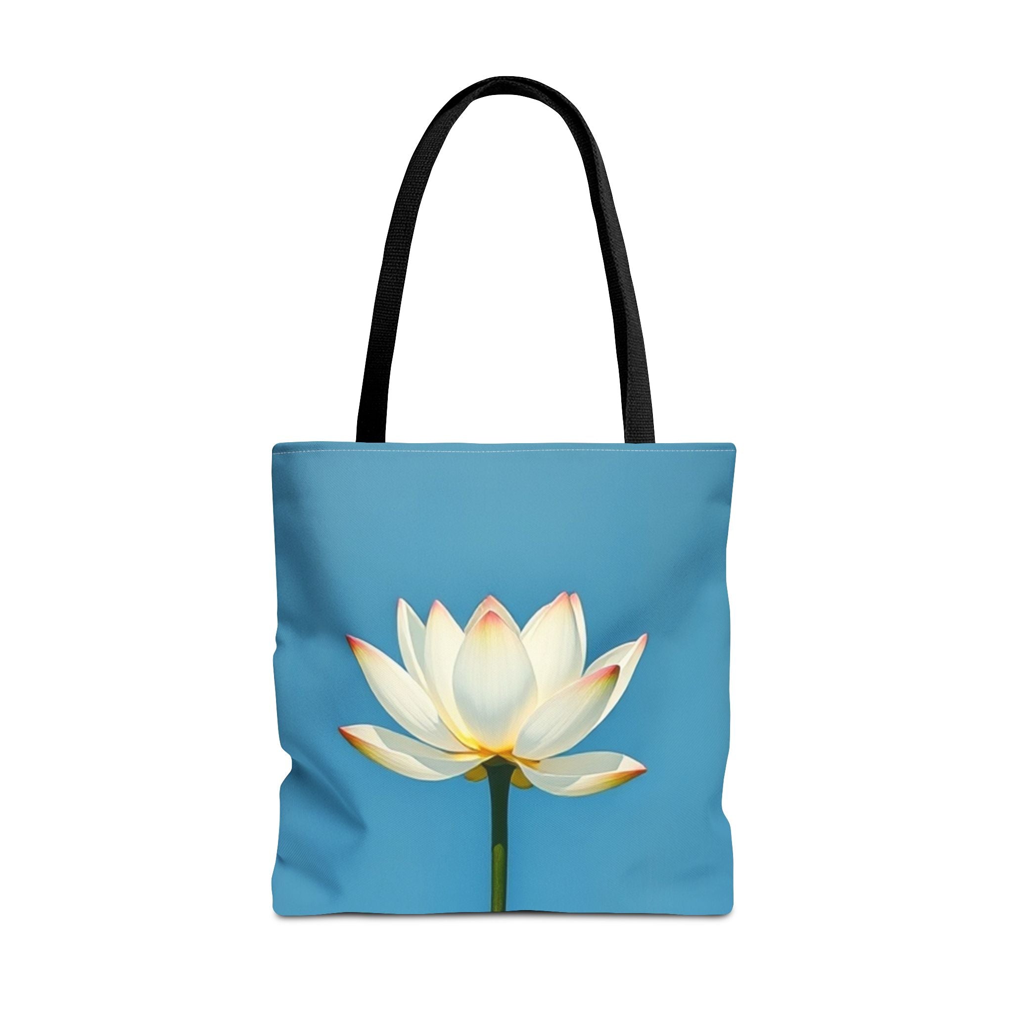 White Lily on Canvas Design - Tote Bag