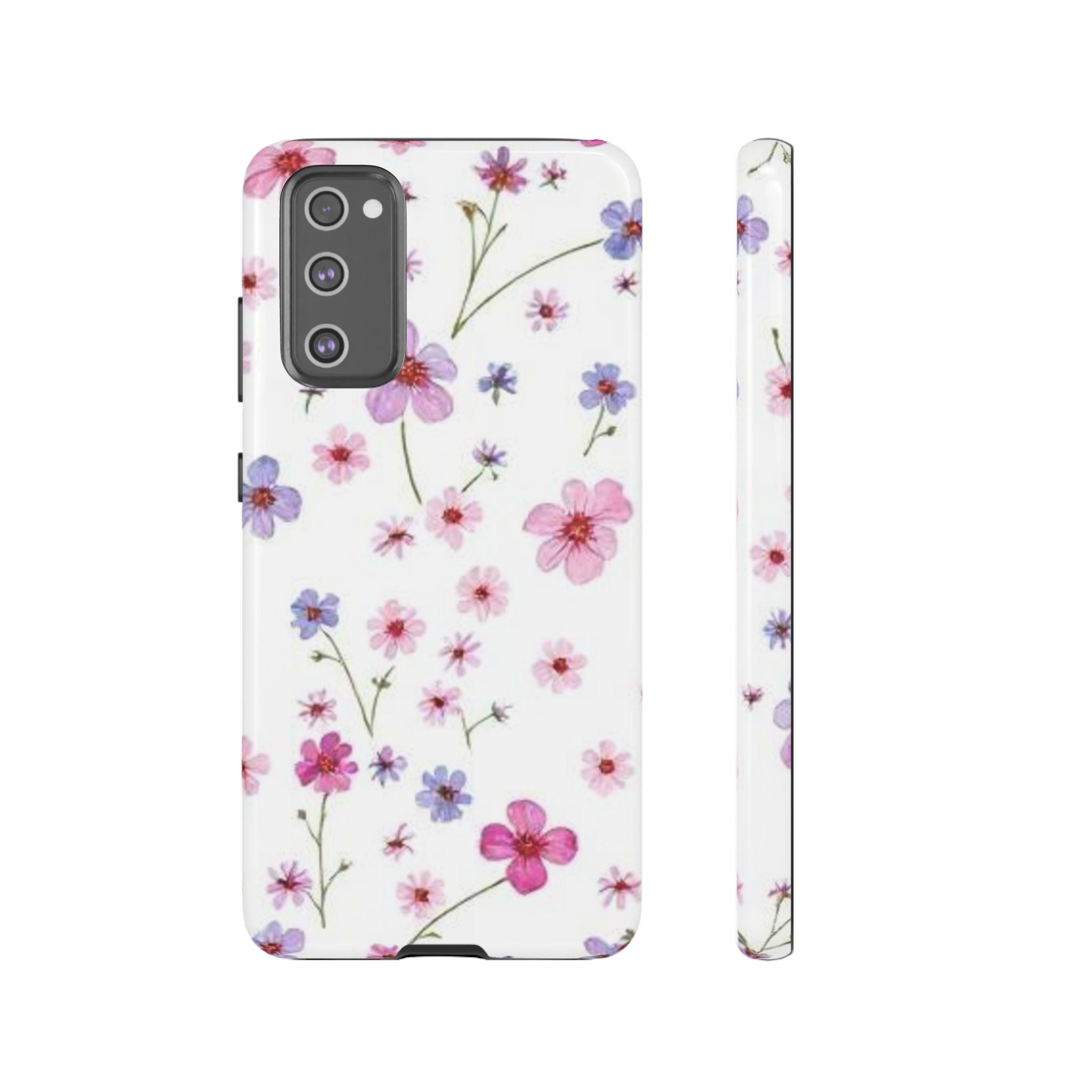Pink Wildflower Tough Case for Android