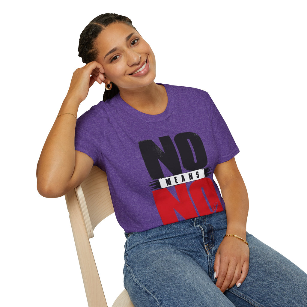 NO Means NO T-Shirt — Consent Awareness Graphic Tee