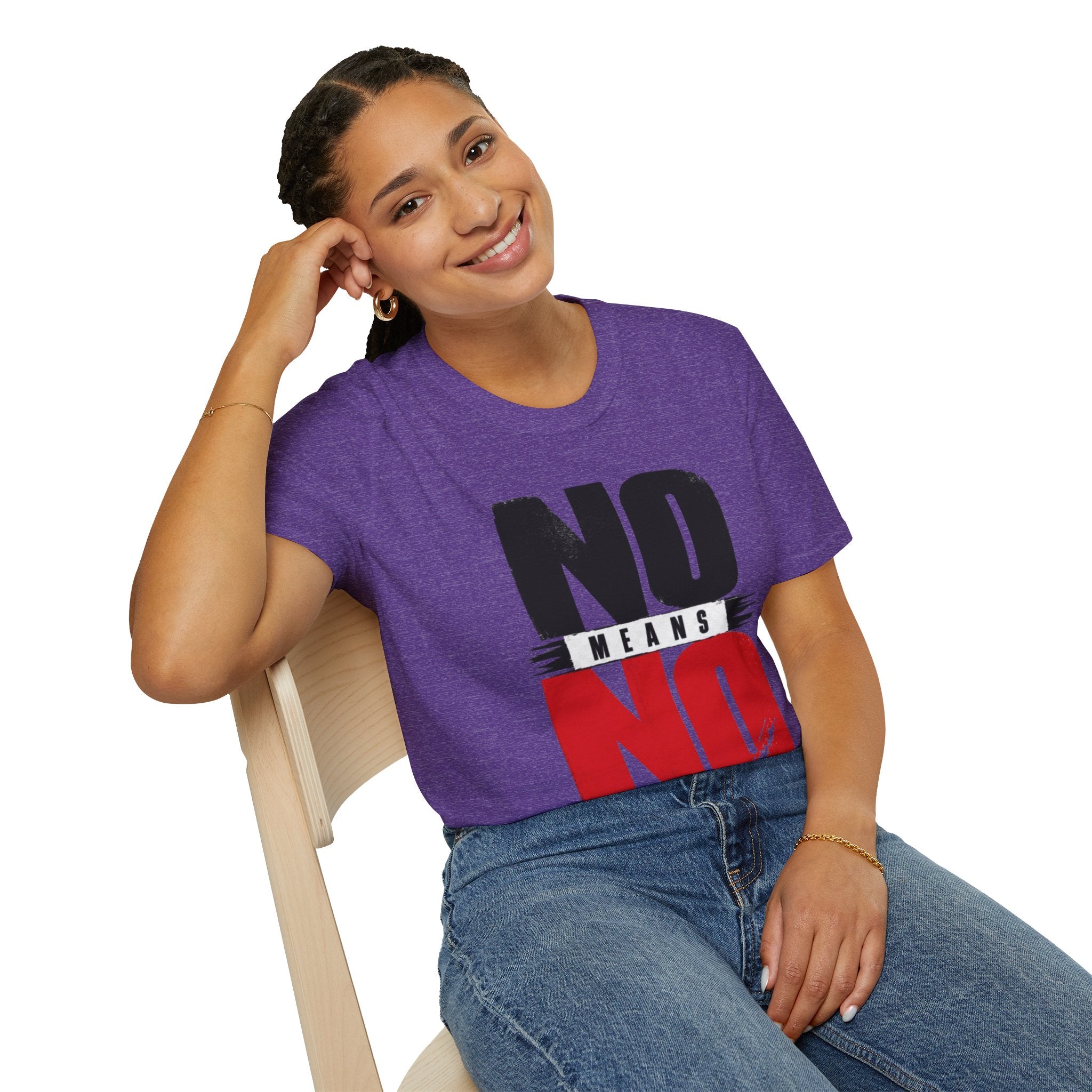 NO Means NO T-Shirt — Consent Awareness Graphic Tee