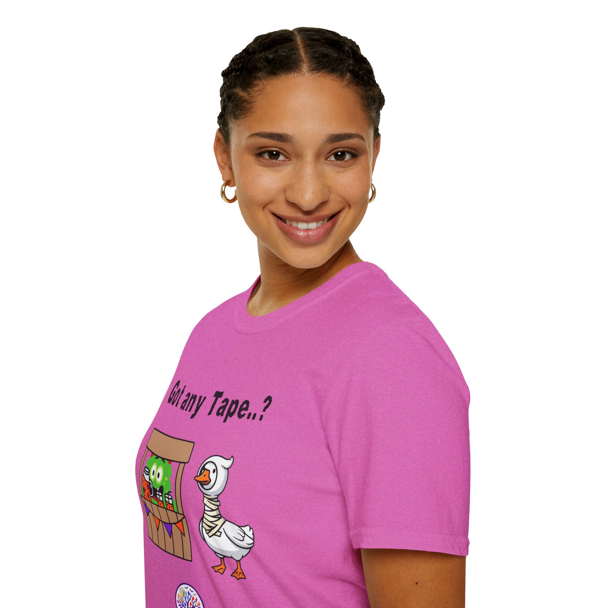 Got any Tape..? Funny Goose & Frog Market T-Shirt — Cute Animal Humor Tee
