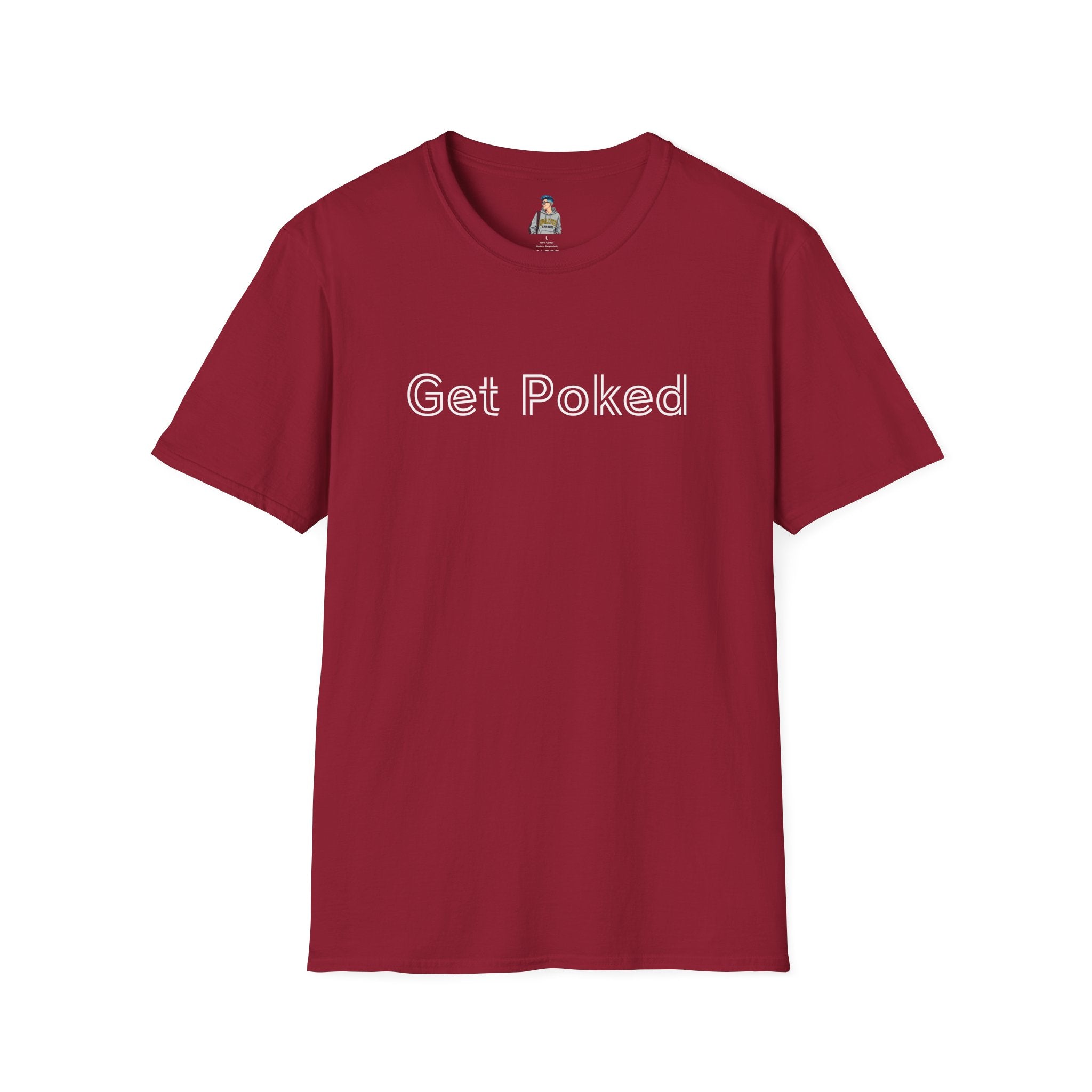 Unisex Softstyle T-Shirt - "Get Poked - Vaccines Save Lives" Statement Tee