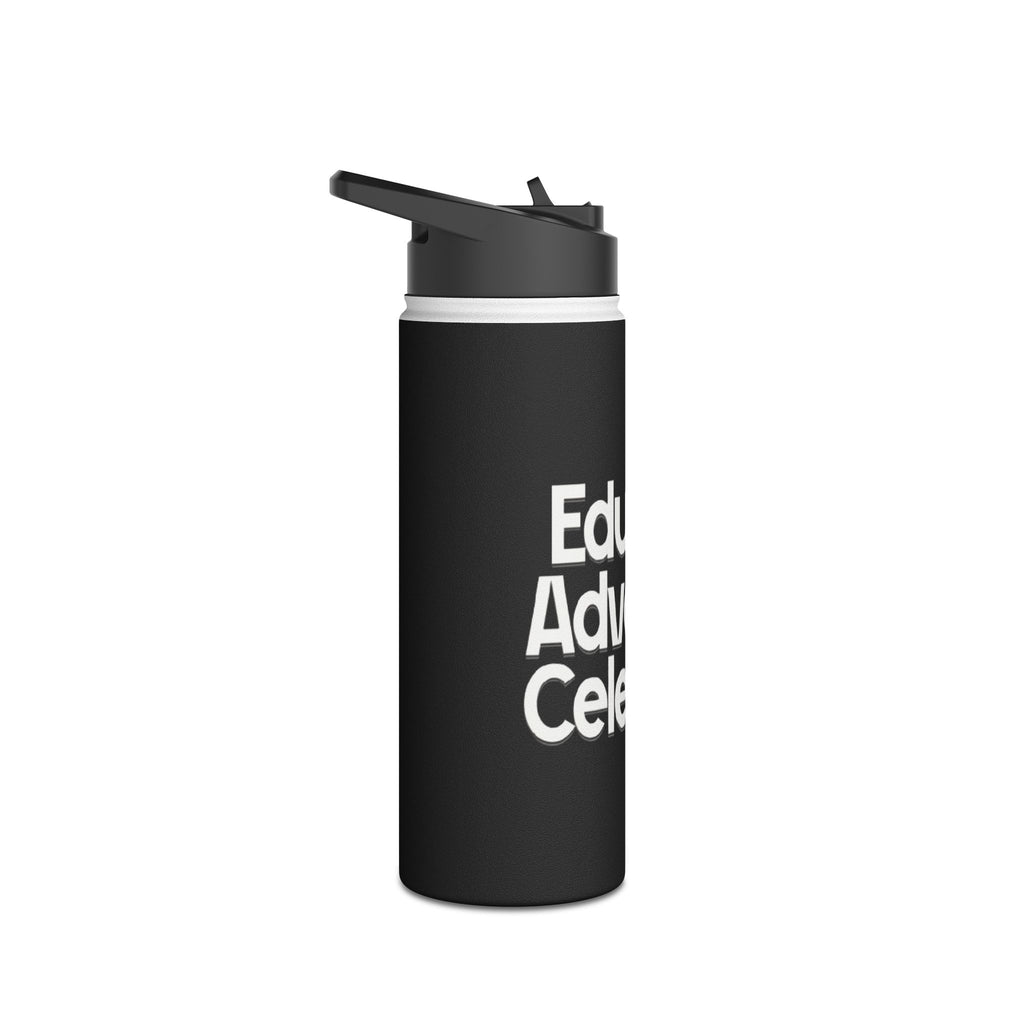 Teaching While Queer Stainless Steel Water Bottle - Perfect for Educators and Allies