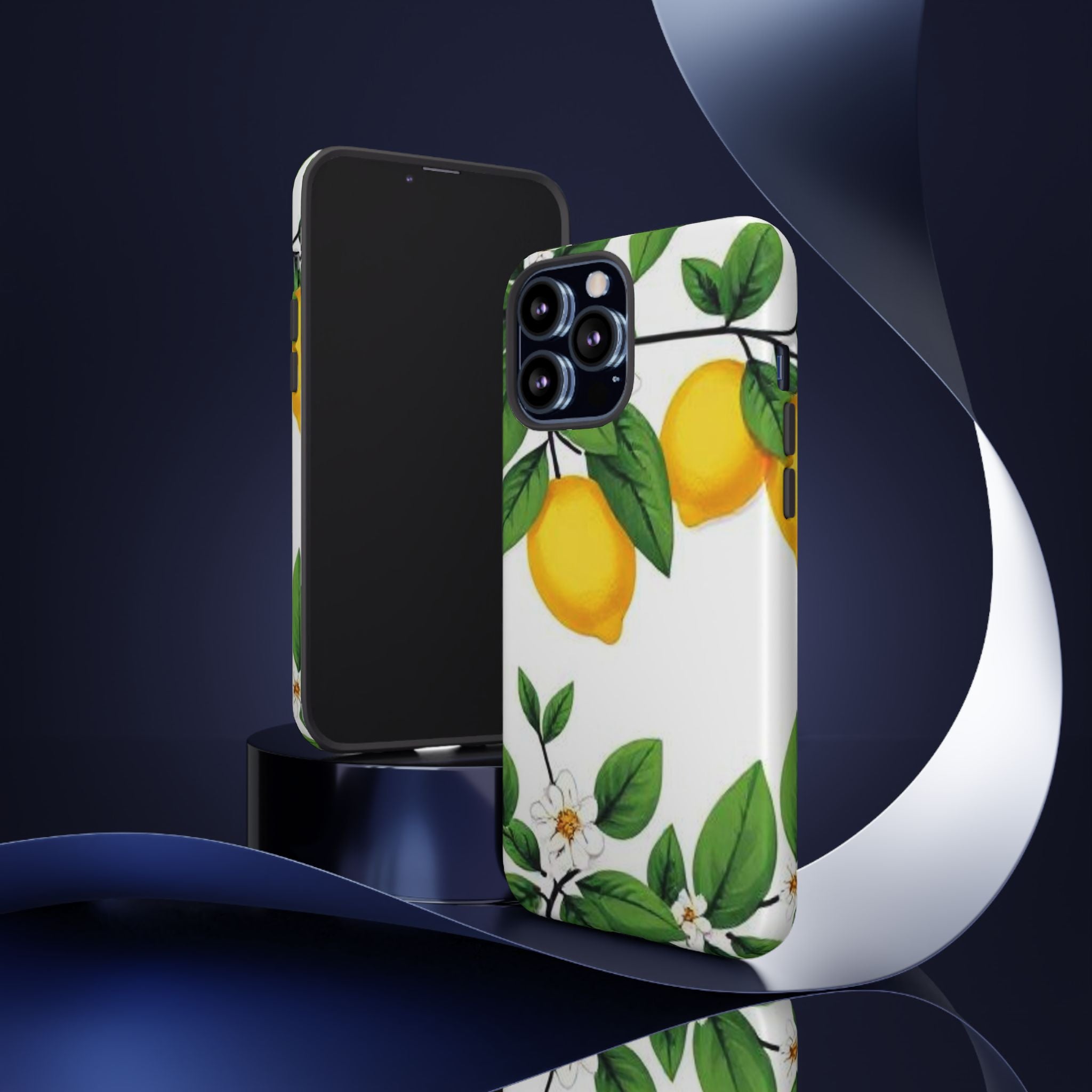 Lemon Blossom Tough Phone Case for iPhone