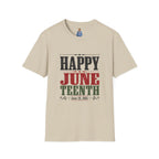 Juneteenth T-Shirt — "Happy Juneteenth" Celebration Tee