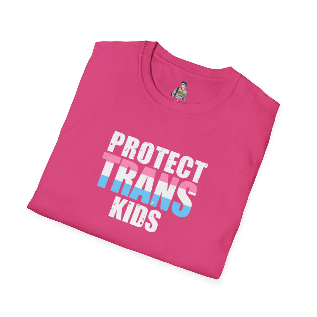 Unisex Softstyle T-Shirt - PROTECT TRANS KIDS
