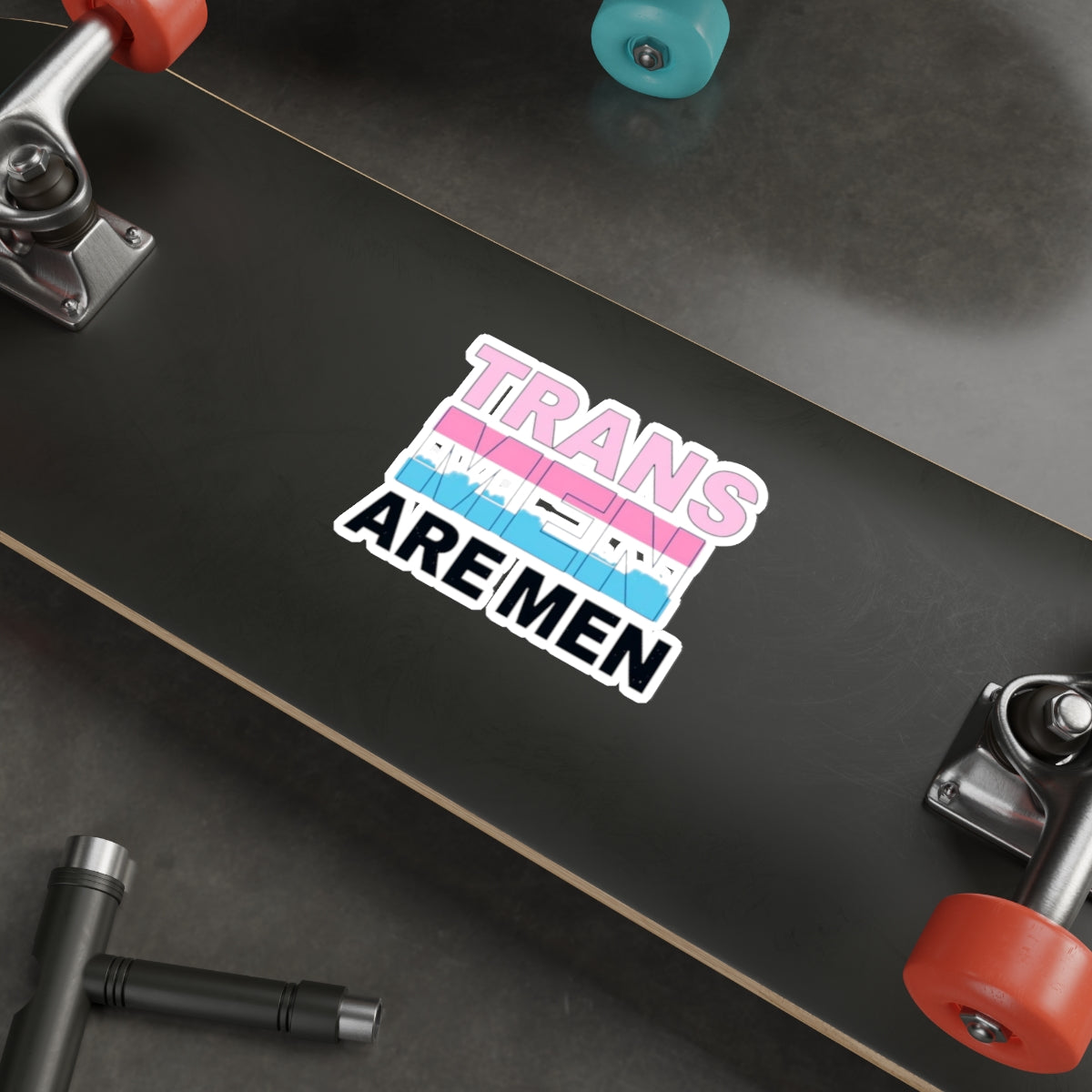 Die-Cut Stickers - TRANS MEN ARE MEN