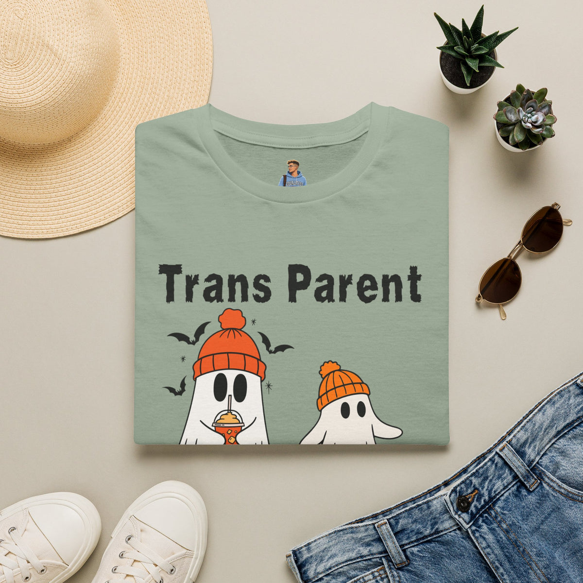 Trans Parent 7 Halloween Pride Tree Las Vegas T-Shirt