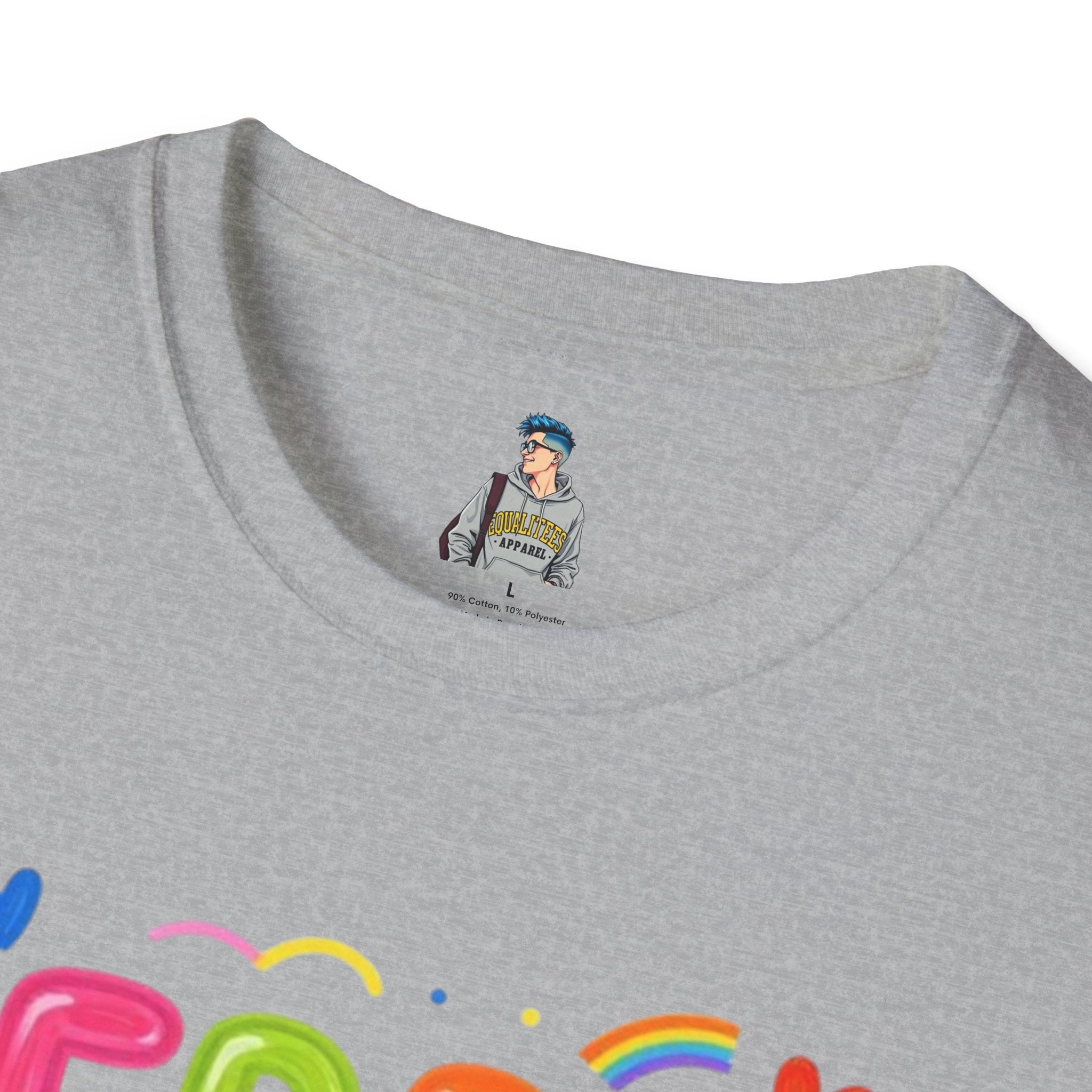 Free Parent Hugs T-Shirt — Colorful Affirming Pride