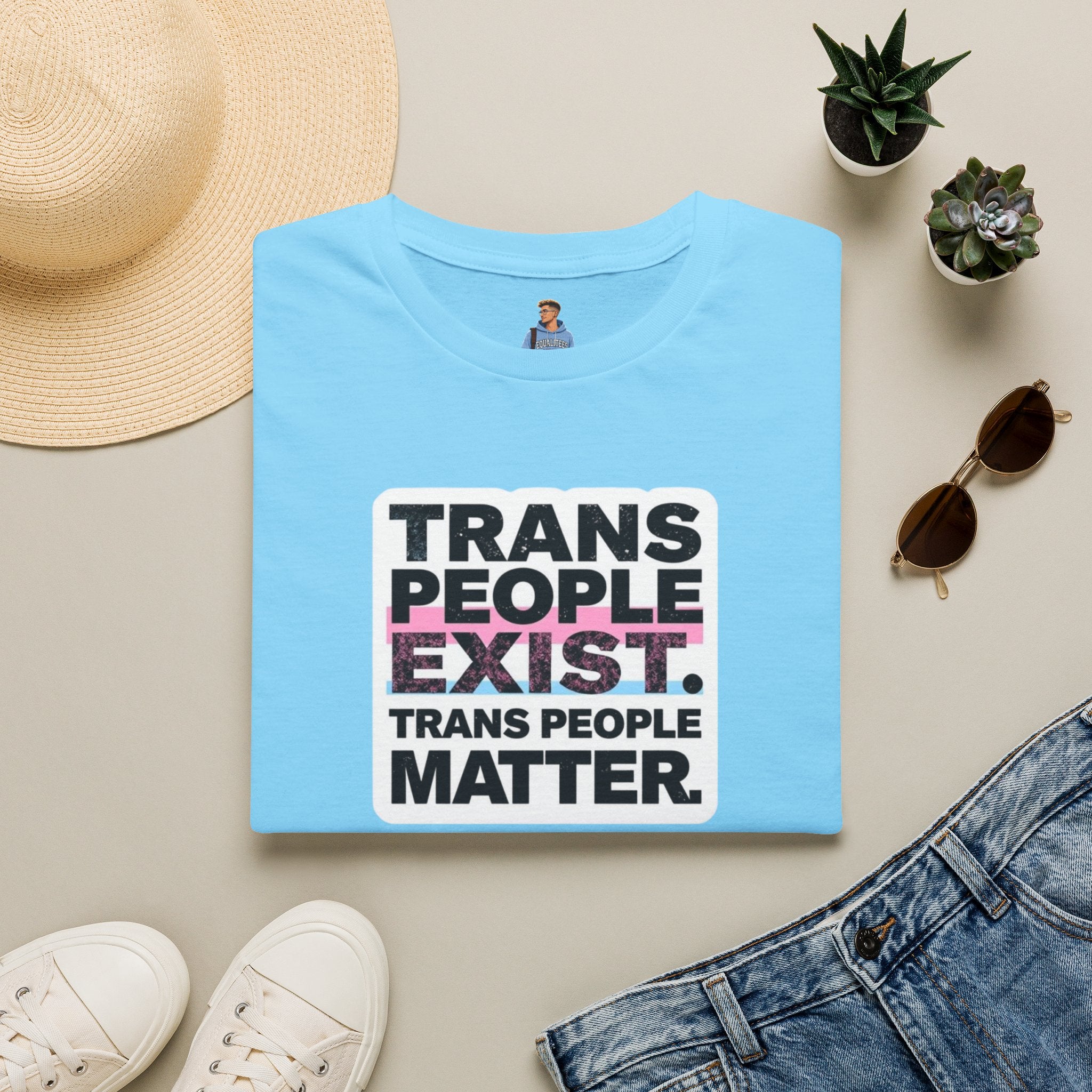 Trans People Exist T-Shirt