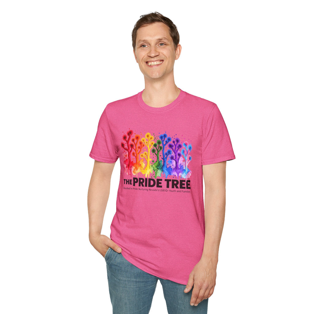 Pride Tree Las Vegas T-Shirt - Black Text