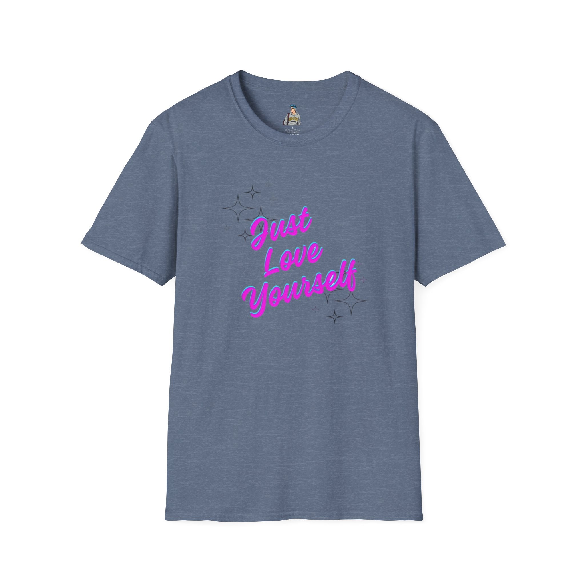 Just Love Yourself Unisex Softstyle T-Shirt - Motivational Tee for Self-Love