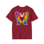 Rainbow Butterfly Cocoon Pride T-Shirt