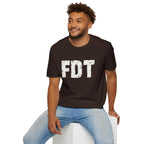 FDT Distressed Graphic T‑Shirt — Bold Statement Tee