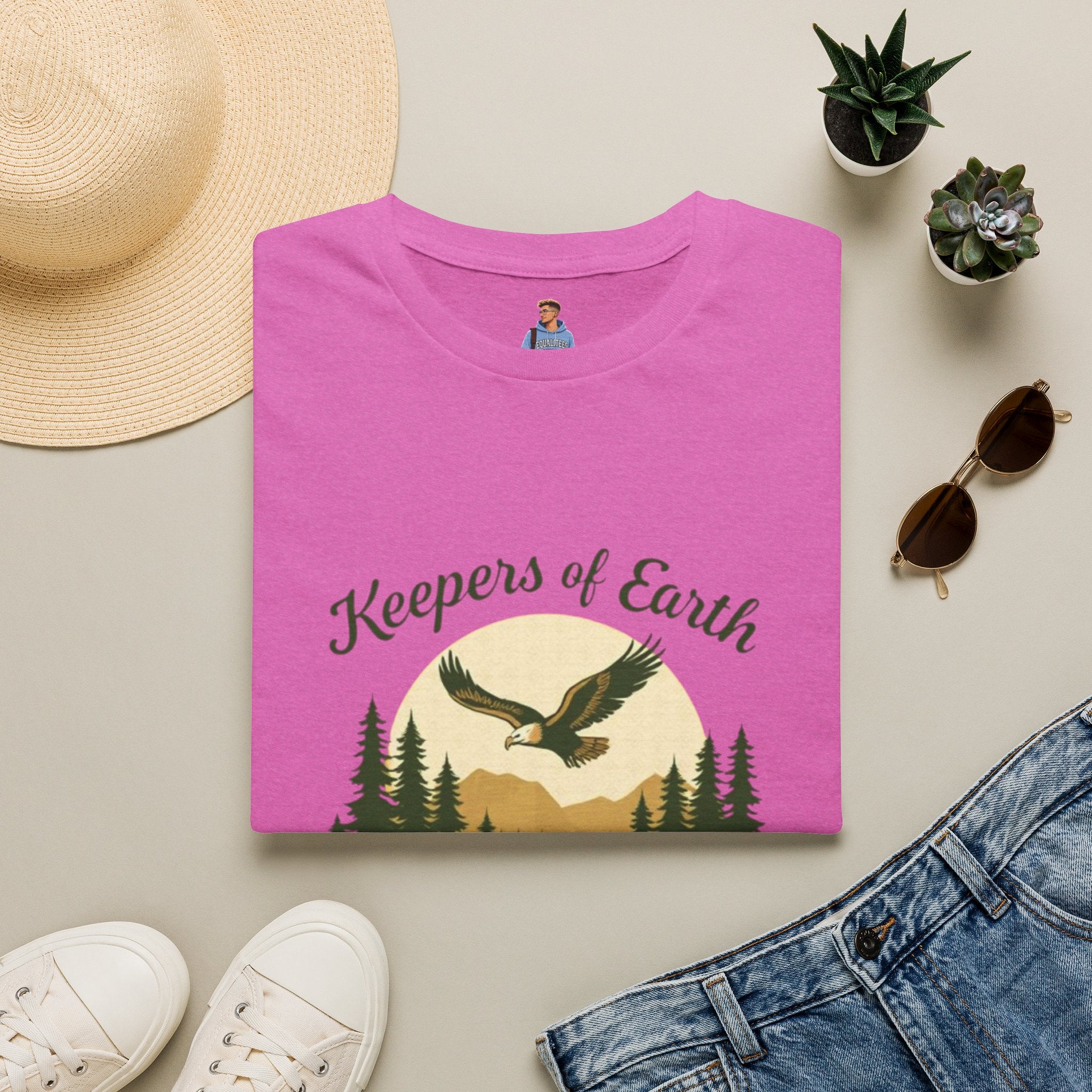 Keepers of the Earth Eagle and Elk T-shirt