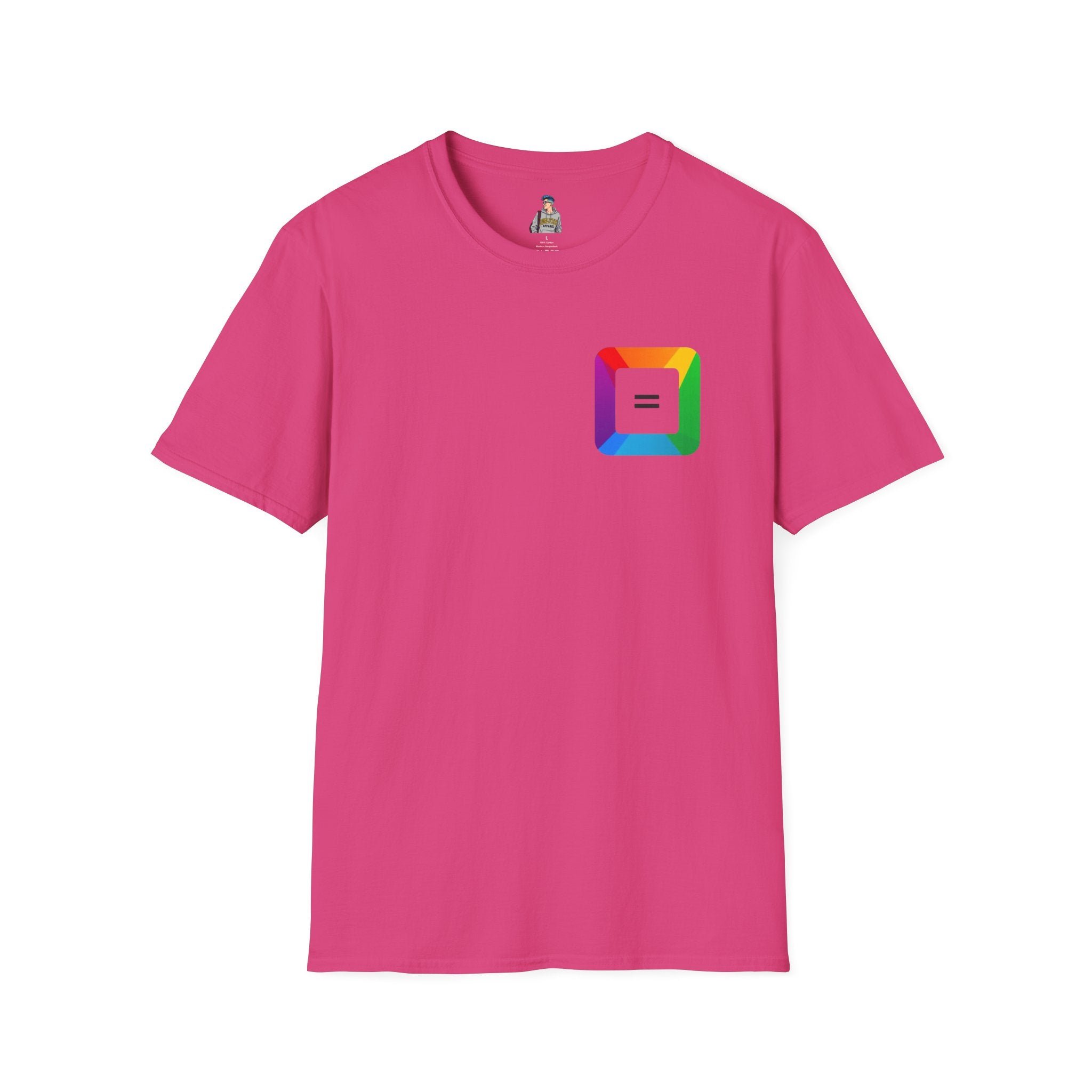Pride-Theme Unisex Softstyle T-Shirt - "True freedom is Equality for ALL"